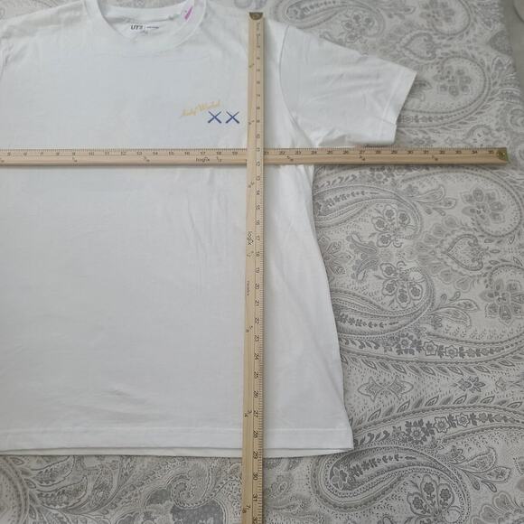 Kaws + Warhol cookie monster tshirt white Size XXL Uniqlo Limited edition - Picture 3 of 6